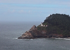 The classic view of Heceta Head.  The weather would be better an hour later, but it's better than fog and gloom.